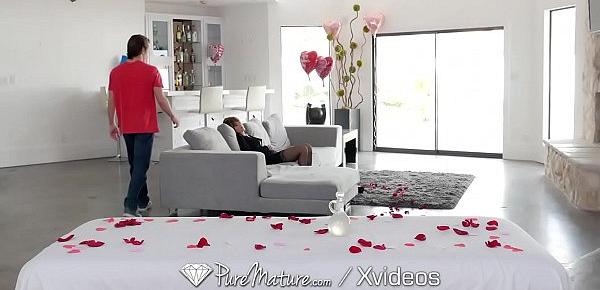  PureMature Valentines day massage fuck with mature Alana Cruise